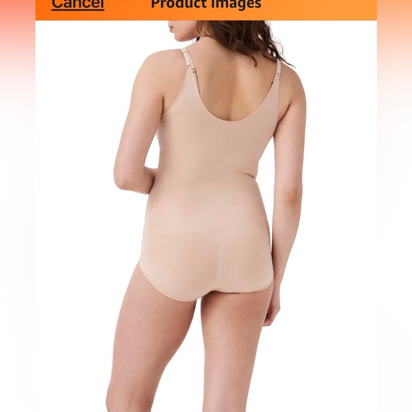 SPANX OnCore Open-Bust Panty Bodysuit  Sculpt Body Shaper Level 3 Compression - - Picture 3 of 9